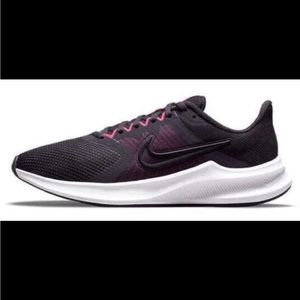 Women Nike Downshifter 11 Running Training Shoes Purple/Black/Pink CW3413-501